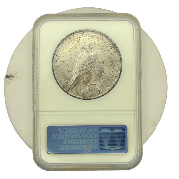 1923 $1 Peace Silver Dollar MS-64 NGC 340748-058 - Picture 2 of 2